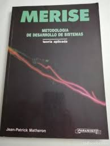 Portada del libro de MERISE. Metodología de Desarrollo de Sistemas. Teoría aplicada