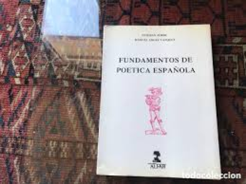 Portada del libro de Fundamentos de poetica española (Serie Manuales) (Spanish Edition)