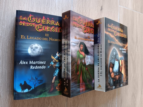 Portada del libro de LA GUERRA DE LOS ELEGIDOS, III Tomos