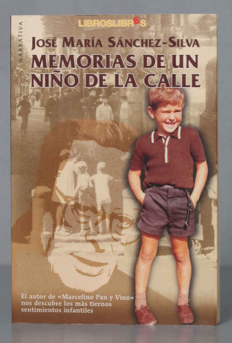 Portada del libro de Memorias de un niño de la calle. José María Sánchez-Silva