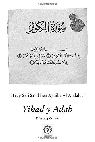 Portada del libro de YIHAD Y ADAB ESFUERZO Y CORTESÍA