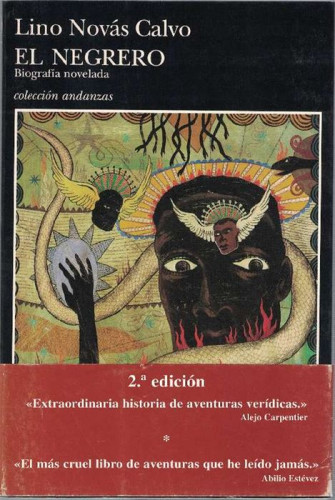 Portada del libro de El negrero vida novelada de Pedro Blanco Fernández de Trava