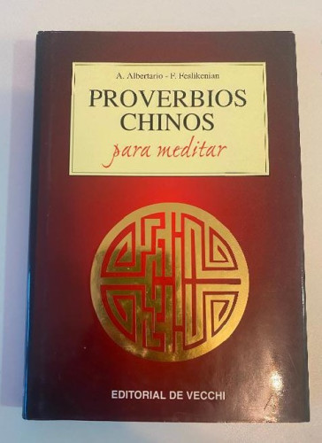 Portada del libro de Proverbios Chinos Para Meditar (Espiritualidad)