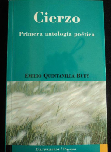 Portada del libro de PRIMERA ANTOLOGIA POETICA. QUINTANILLA BUEY. ED. BASICA 9- 2008 184 PAG