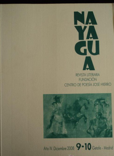 Portada del libro de NAYACUA, REVISTA FUNDACION JOSE HIERRO. 2008 NUM. 9-19