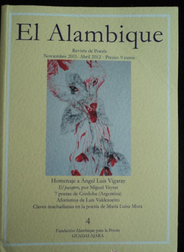 Portada del libro de EL ALAMBIQUE, REVISTA DE POESIA, NÚMERO 4, NOV 2011 ABRIL 2012 128 PAG