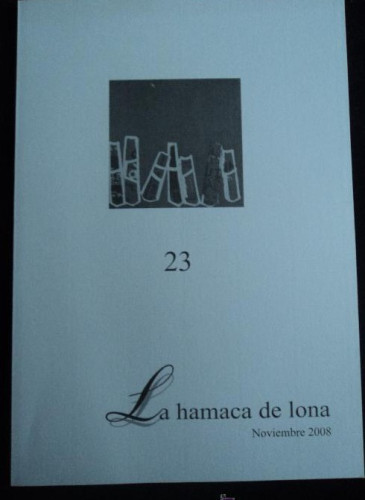 Portada del libro de LA HAMACA DE LONA. REVISTA POESIA Nº 23 NOV 2008