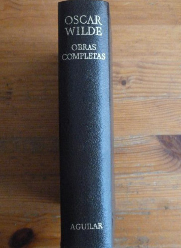 Portada del libro de Obras completas WILDE, Oscar, AGUILAR 1986 1318pp