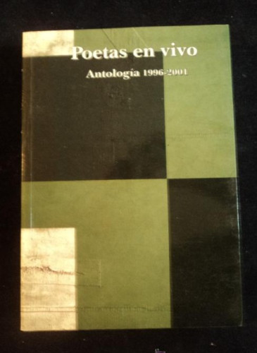 Portada del libro de POESIA EN VIVO. ANTGOLOGIA 1996-2001. SIAL. 2002 372 PAG