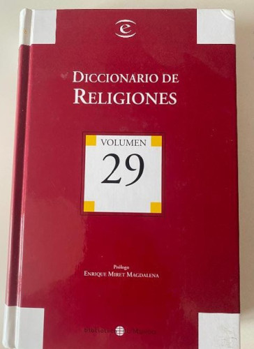 Portada del libro de DICCIONARIO DE RELIGIONES