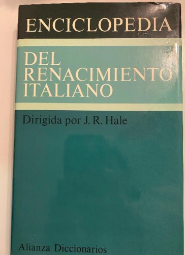 Portada del libro de Enciclopedia del renacimiento italiano