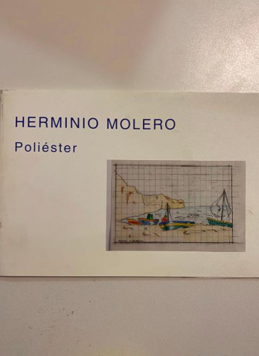Portada del libro de POLIÉSTER. HERMINIO MOLERO. EXPOSICIÓN COMISARIADA ÓSCAR ALONSO MOLINA. 2004. GALERIA AMPARO GÁMIR.