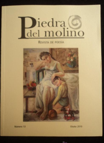 Portada del libro de PIEDRA DE MOLINO. REVISTA POESIA. 55 Nº 13 OTOÑO 2010