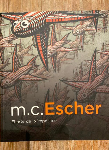 Portada del libro de M. C. Escher, El arte de lo imposible