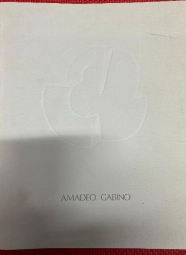 Portada del libro de AMADEO GABINO. CASA DEL CORDÓN, 1990.