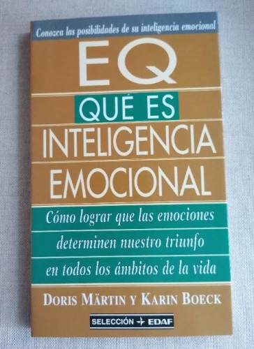 Portada del libro Eq Qué E Inteligencia Emocional (EDAF Bolsillo)