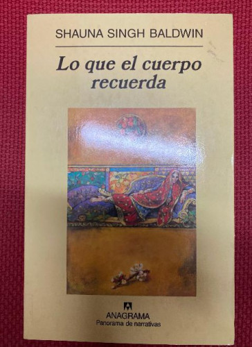 Portada del libro de Lo que el cuerpo recuerda (Panorama de narrativas)