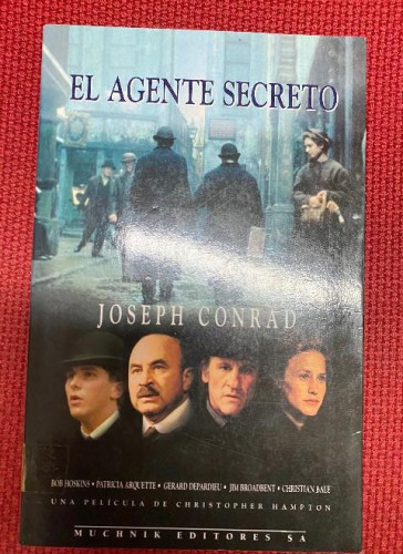 Portada del libro de EL AGENTE SECRETO. JOSEPH CONRAD. MUCHNIK EDITORES, 1996.