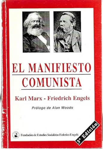 Portada del libro de El manifiesto comunista