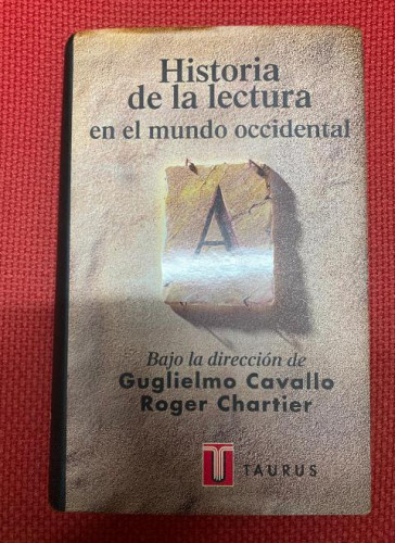 Portada del libro de Historia de La Lectura En el Mundo Occidental (PENSAMIENTO)