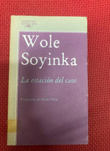Portada del libro de Estacion del caos, la