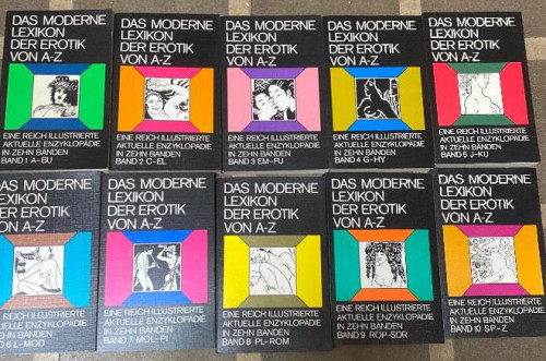 Portada del libro de Das moderne Lexikon der Erotik von A-Z