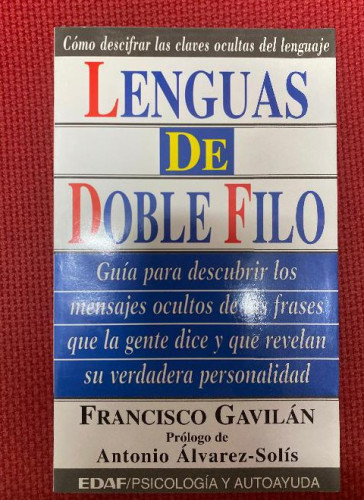 Portada del libro de Lenguas de doble filo (Psicologia Y Autoayuda)