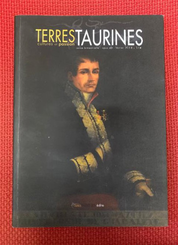 Portada del libro de TERRES TAURINES, CULTURES ET PASSION. REVUE 49, FEVRIER 2014.