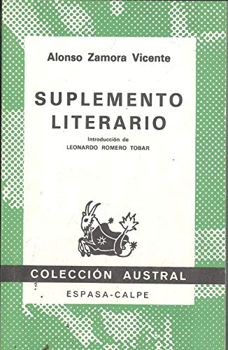 Portada del libro de Suplemento literario