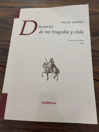 Portada del libro de Discurso de mi tragedia y vida