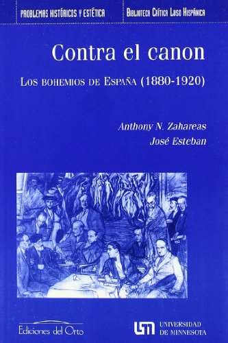 Portada del libro de Contra el canon. los bohemios de españa