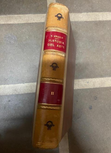 Portada del libro de HISTORIA DEL ARTE II. D. ANGULO. DISTRIBUIDOR EISA, 1966.