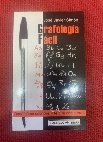 Portada del libro de Grafologia Fácil (EDAF Bolsillo)