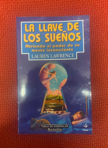 Portada del libro de LA LLAVE DE LOS SUEÑOS. LAUREN LAWRENCE. EDAF BOLSILLO, 2001.