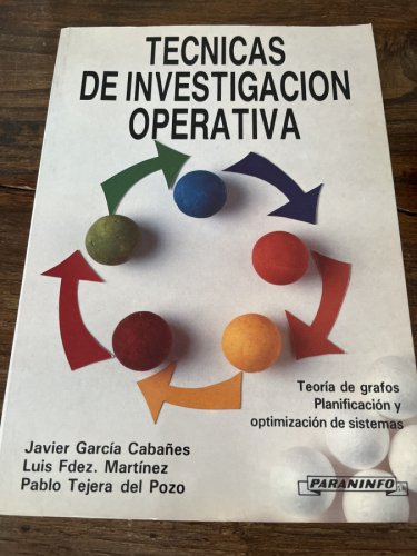Portada del libro de Tecnicas de Investigacion Operativa Cabanez Libreria Merlin