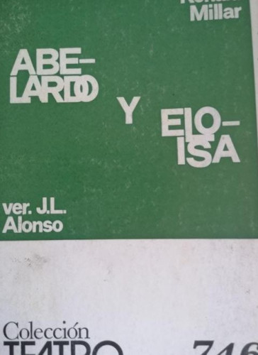 Portada del libro de Abelardo y Eloisa. Ronald Millar. ALONSO ESCELICER