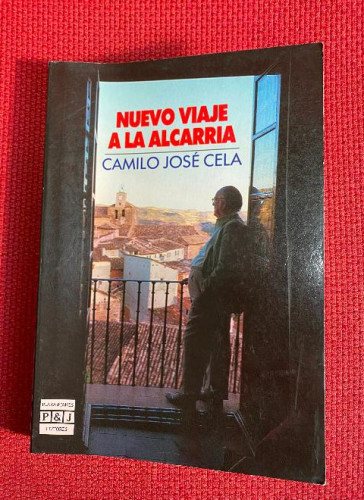 Portada del libro de NUEVO VIAJE A LA ALCARRIA. CAMILO JOSÉ CELA. PLAZA&JANÉS, 1987.