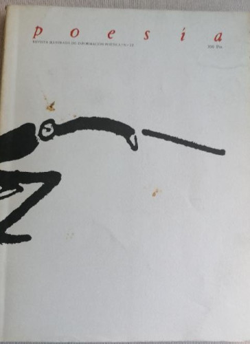 Portada del libro de POESÍA. Revista ilustrada de información poética, nº 12. Federico García Lorca, Hugo von Hofmannstha