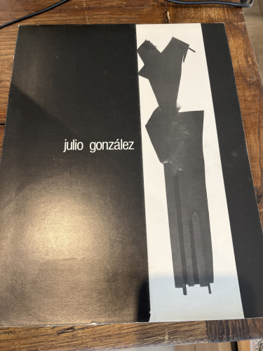 Portada del libro de Catálogo Julio González, 1987, Galería Theo, Madrid.