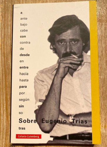 Portada del libro de Sobre Eugenio Trías