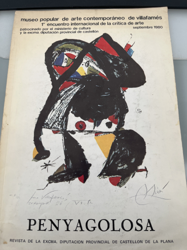 Portada del libro de PENYAGOLOSA. MUSEO POPULAR DE ARTE CONTEMPORÁNEO DE VILLAFAMÉS