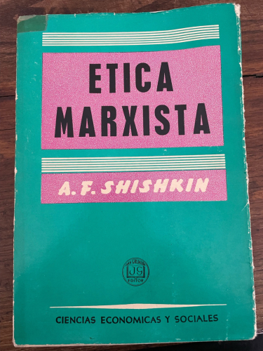 Portada del libro de ETICA MARXISTA. 