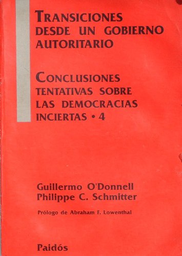 Portada del libro de Conclusiones tentativas sobre las democracias inciertas