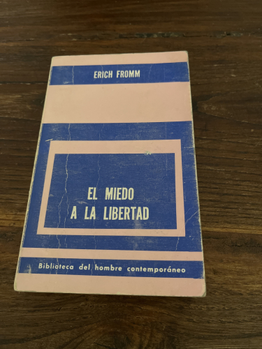 Portada del libro de EL MIEDO A LA LIBERTAD. 