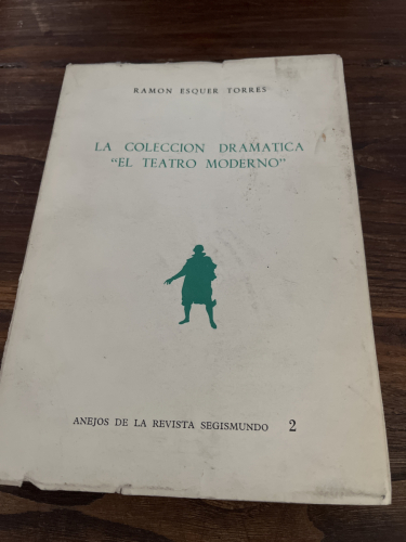Portada del libro de LA COLECCIÓN DRAMÁTICA EL TEATRO MODERNO (R. ESQUER 1969) TOMO II