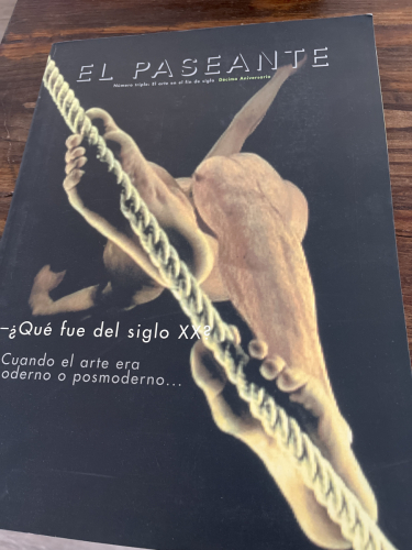 Portada del libro de EL PASEANTE- Número triple: el arte en el fin de siglo. 