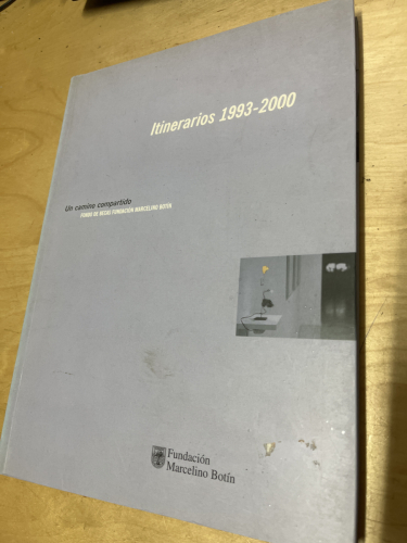 Portada del libro de Itinerarios 1993-2000