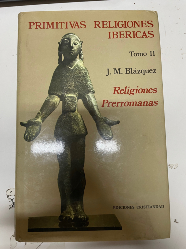 Portada del libro de Primitivas religiones ibericas. Tomo II. 