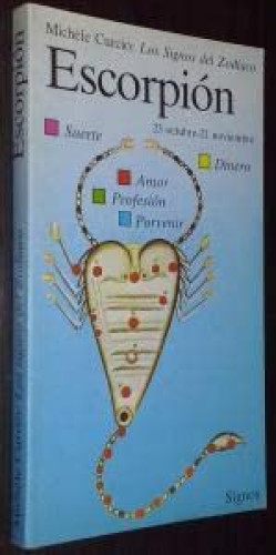 Portada del libro de Escorpión. Los signos del zodiaco