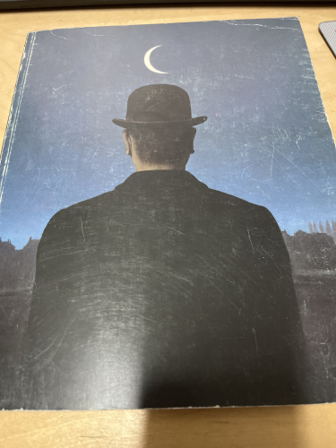 Portada del libro de MAGRITTE . Catálogo de la exposición. Madrid, Fundación Juan March, 1989